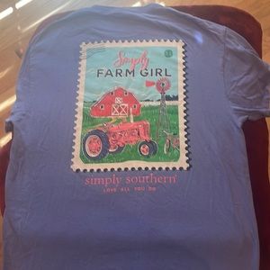 Simply Southern tee shirt (Farm Girl)